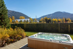 Enjoy Gorgeous Views from the Private Hot Tub