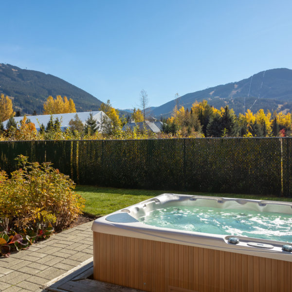 Enjoy Gorgeous Views from the Private Hot Tub